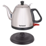 Bouilloire Techwood 0,8L Finition Chrome - Sans Fil & Inox