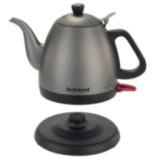 Bouilloire Techwood 1L Finition Chrome - Sans Fil & Inox