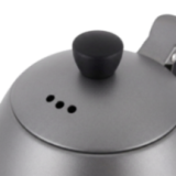 Bouilloire Techwood 1L Finition Chrome - Sans Fil & Inox