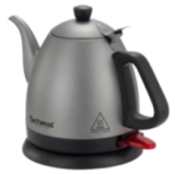 Bouilloire Techwood 1L Finition Chrome - Sans Fil & Inox