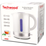 Bouilloire Électrique Techwood 1,7L - Sans Fil & Inox