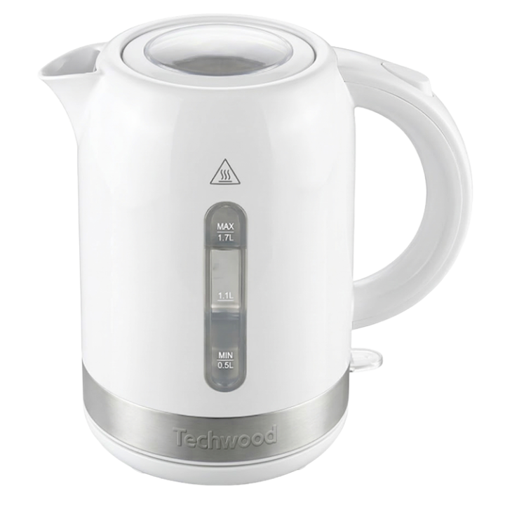 Bouilloire Électrique Techwood 1,7L - Sans Fil & Inox