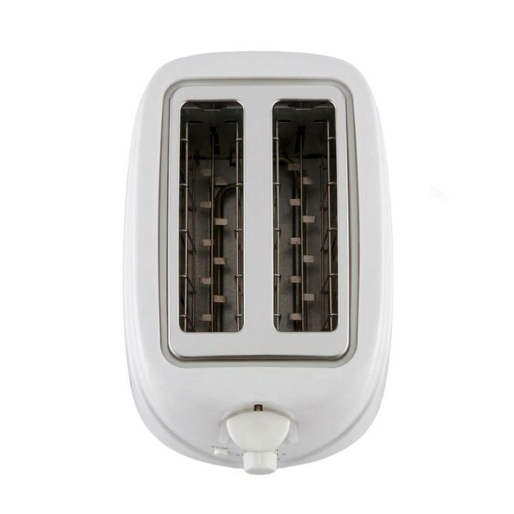 Grille-Pain Techwood 2 Fentes 700W | Contrôle de Brunissage & Tiroir Ramasse-Miettes
