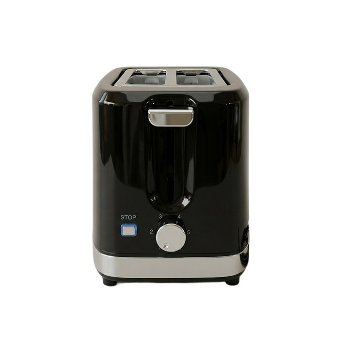 Grille-pain 2 larges fentes 600-750W – Arrêt immédiat & contrôle brunissage