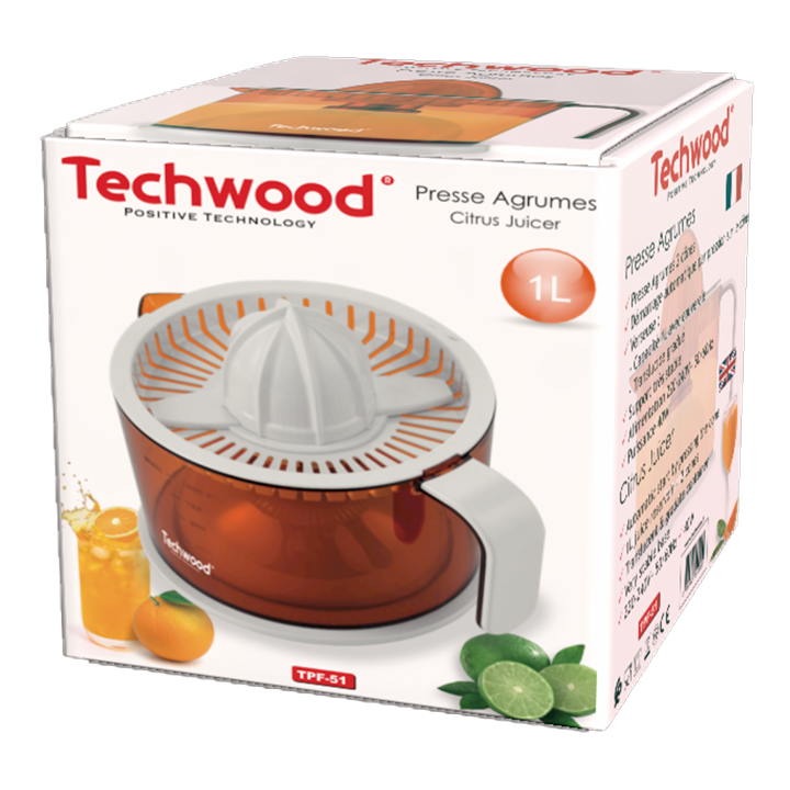 Presse-Agrumes Électrique Techwood 1L - 40W