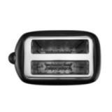 Grille-pain 2 fentes 600-700W – Arrêt immédiat & contrôle brunissage