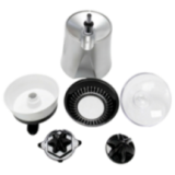 Presse-agrumes électrique 20W - Double rotation & Stop-gouttes