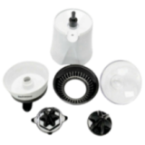 Presse-agrumes électrique 20W - Double rotation & Stop-gouttes