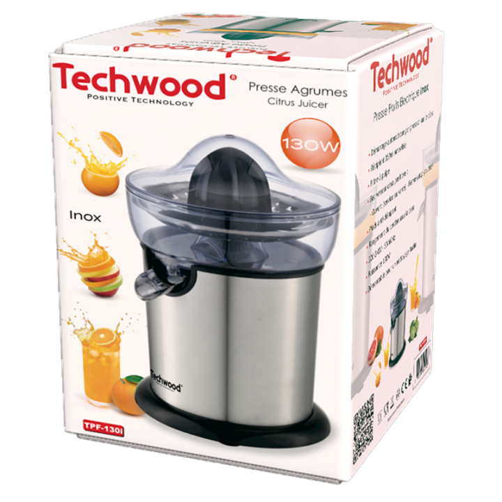 Presse-Agrumes Électrique Techwood 130W | Anti-goutte