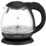 BOUILLOIRE TECHWOOD 1L 1650W | FILTRE, ARRÊT AUTO, 360°