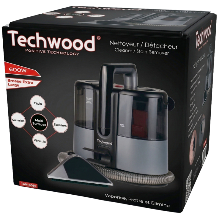 Aspirateur Nettoyeur Techwood 600W | Tapis, Canapés & Voiture