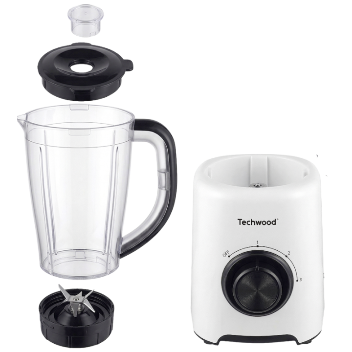 Blender Techwood 500W - Bol 1,5L & Lames Inox
