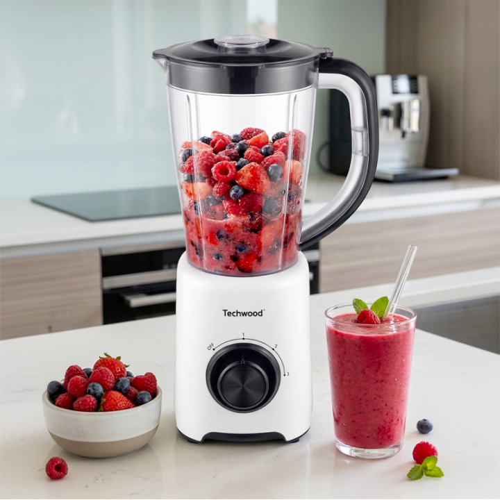 Blender Techwood 500W - Bol 1,5L & Lames Inox