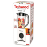 Blender Techwood 500W - Bol 1,5L & Lames Inox
