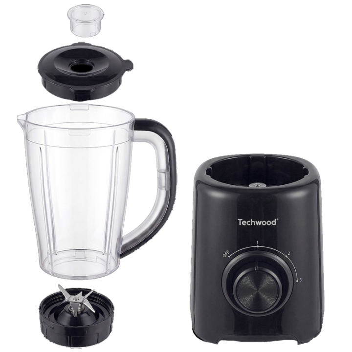 Blender Techwood 1,5L 500W - Lames Inox & Fonction Pulse