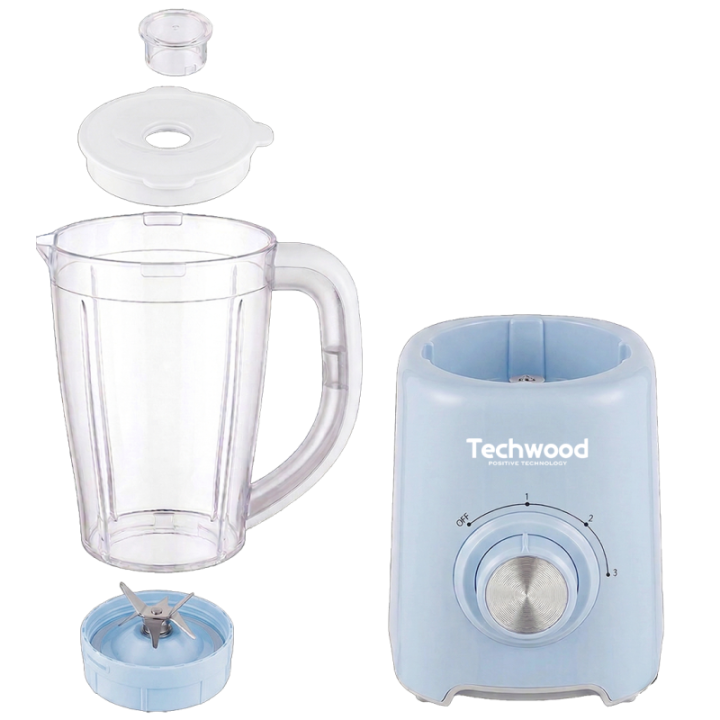 Blender Techwood 1,5L 500W - Lames Inox & Fonction Pulse
