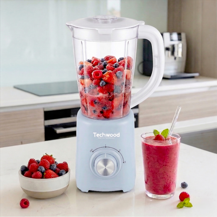 Blender Techwood 1,5L 500W - Lames Inox & Fonction Pulse