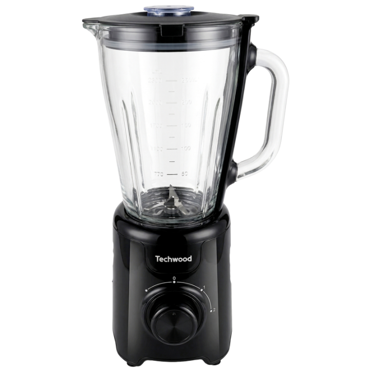 Blender Techwood 500W - Bol en Verre 1,5L