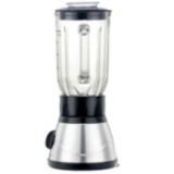 Blender Techwood Inox avec Bol Verre 1L - Glace Pilée