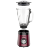Blender Techwood 500W Bol en Verre 1,5L | Glace Pilée