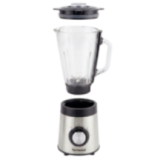 Blender Techwood 500W - Bol Verre 1,5L | Spécial Glace Pilée