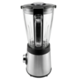 Blender Techwood 500W - Bol Verre 1,5L | Spécial Glace Pilée