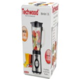 Blender Techwood 500W - Bol Verre 1,5L | Spécial Glace Pilée