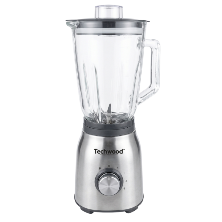 Blender Techwood Bol Verre 1,5L - 1250W Spécial Glace Pilée