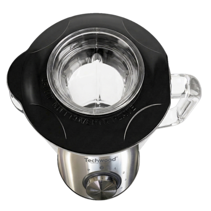Blender Techwood Bol Verre 1,5L - 1250W Spécial Glace Pilée