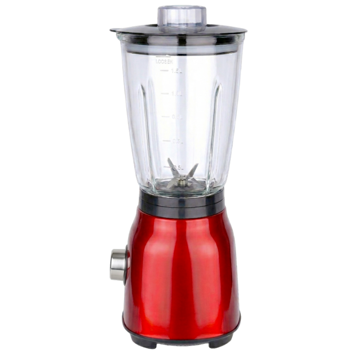 Blender Techwood 500W - Bol Verre 1,5L | Spécial Glace Pilée