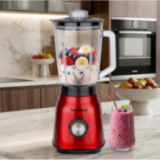 Blender Techwood 500W - Bol Verre 1,5L | Spécial Glace Pilée