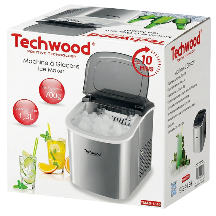 Machine à Glaçons Techwood Inox