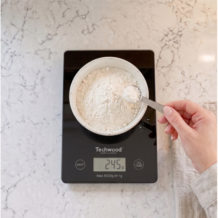 Balance de Cuisine Bol 1L Techwood | 5 kg - Précision 1g