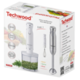 Mixeur 3 en 1 600W – Plongeur, fouet & hachoir avec pied inox