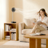 Ventilateur Nomade Sans Fil - Silencieux, Pliable et Télescopique