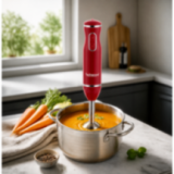 Mixeur 3 en 1 600W – Plongeur, fouet & hachoir avec pied inox