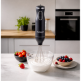 Mixeur 3 en 1 600W – Plongeur, fouet & hachoir avec pied inox
