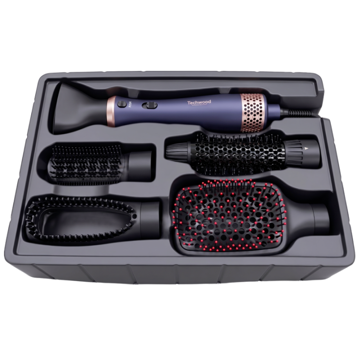 Brosse Soufflante Chauffante 5 en 1 - 700W | Techwood
