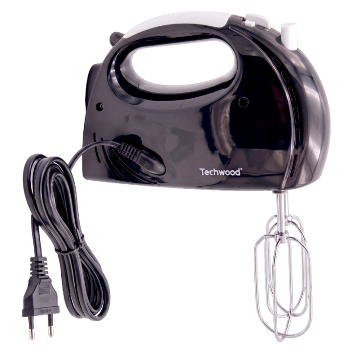 Batteur à main 300W – 5 vitesses + Turbo & accessoires chromés