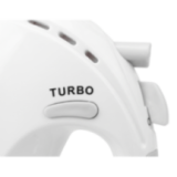 Batteur à main 300W – 5 vitesses + Turbo & accessoires chromés