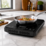 Plaque Induction Techwood 2000W | Cristal Noir & Tactile