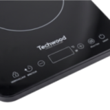 Plaque Induction Techwood 2000W | Cristal Noir & Tactile