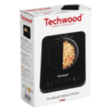 Plaque Induction Techwood 2000W | Cristal Noir & Tactile