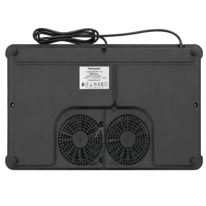 Double Plaque Induction Compacte 3500W | 2 Foyers & Tactile
