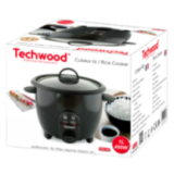 Cuiseur à Riz Techwood 1L – Cuve Amovible Anti-Adhérente & Maintien au Chaud