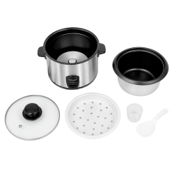 Rice Cooker Steam Cooker 1,8L - STAINLESS STEEL