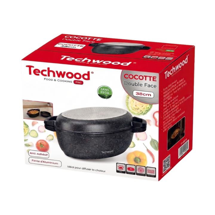 Cocotte Double Face 38cm