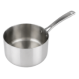 Casserole Inox 18cm Triply | Cuisson Homogène & Compatible Induction