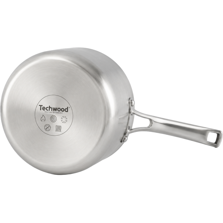 Casserole Inox 18cm Triply | Cuisson Homogène & Compatible Induction