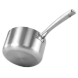 Casserole Inox 18cm Triply | Cuisson Homogène & Compatible Induction